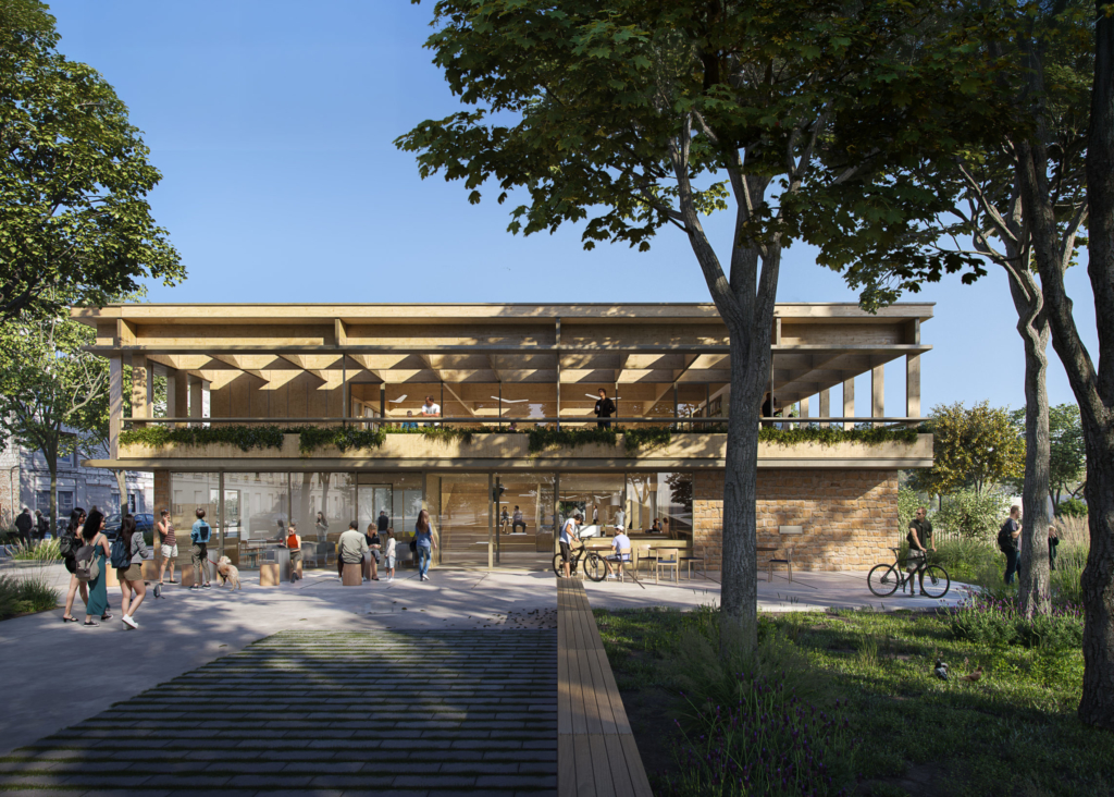 Construction d&#039;une médiathèque - Champagne-sur-Seine