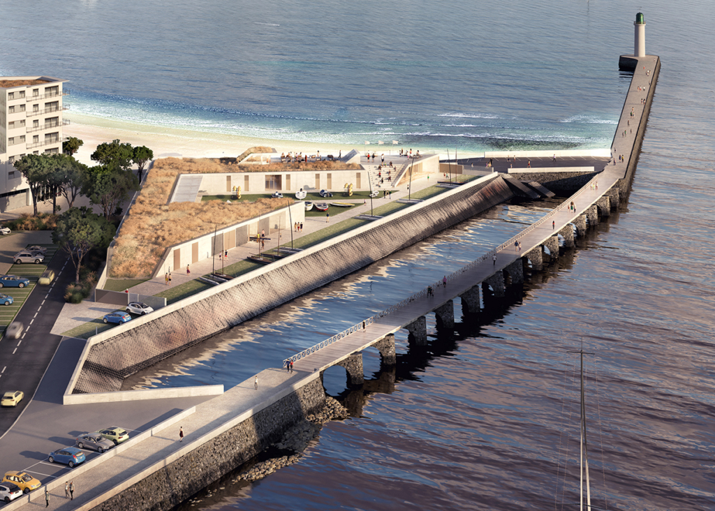 Démolition et reconstruction de la base Mer - Les sables d&#039;Olonne